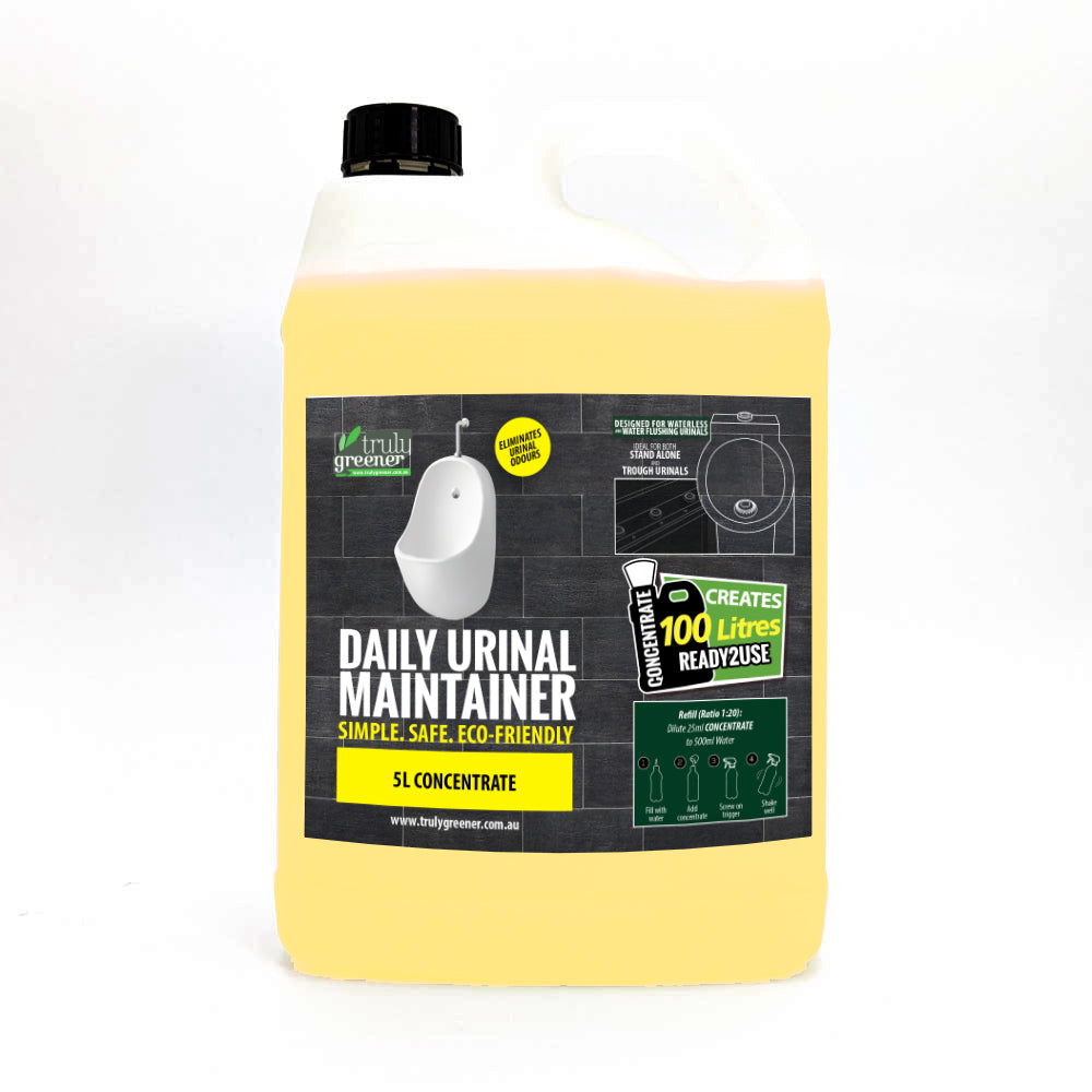 5 Litre Daily Urinal Maintainer Cleaner Deodorizer  CONCENTRATE ($2.40 per Litre Ready2use)