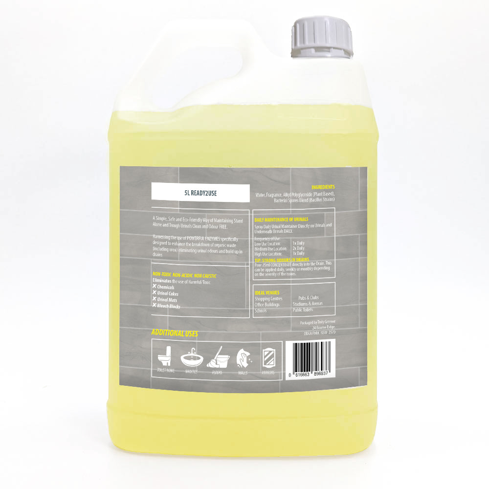 5 Litre Daily Urinal Maintainer Cleaner Deodorizer ready2use ($13.99 per Litre Ready2use)